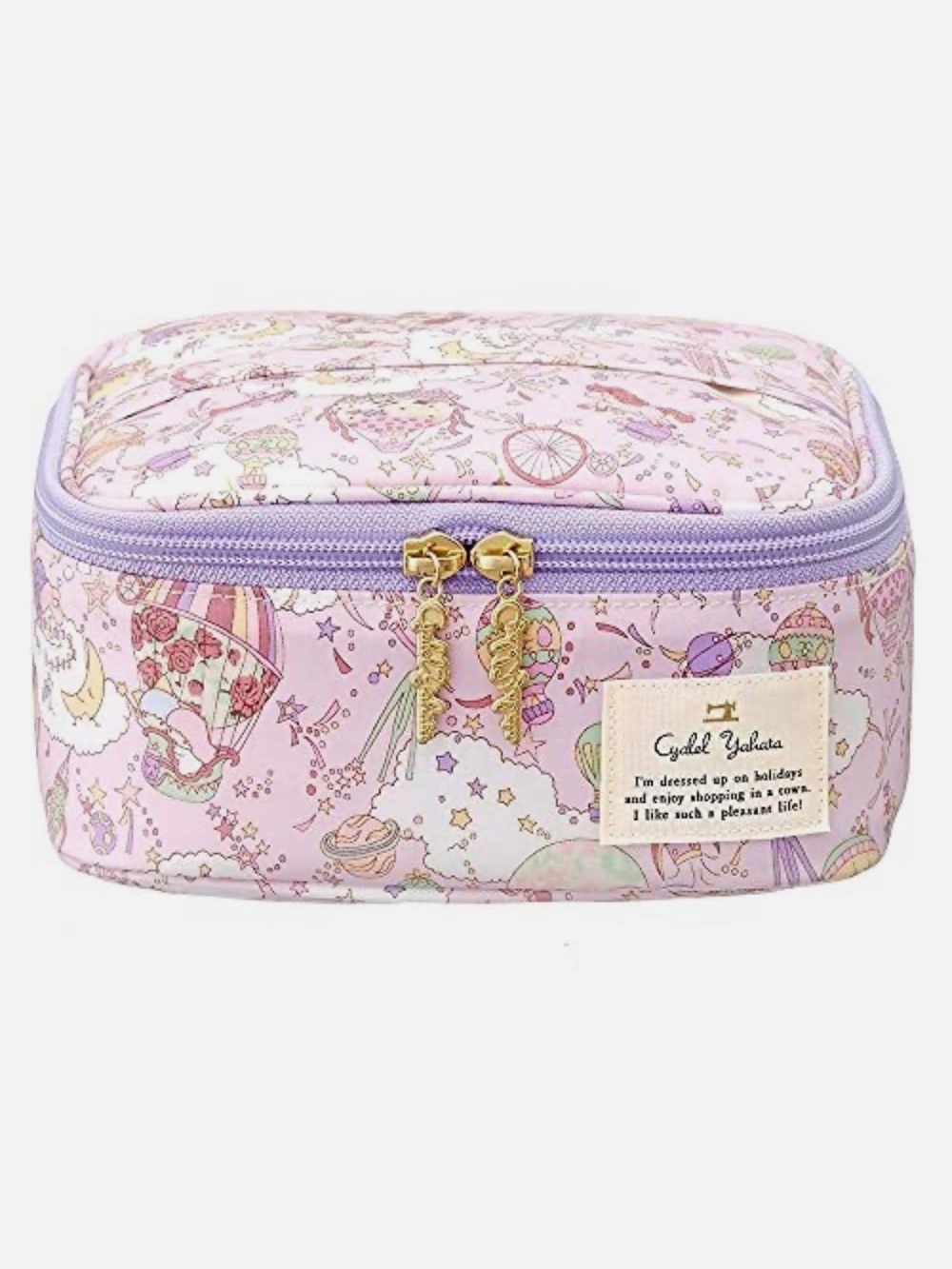 Liberty Fabric x Little Twin Stars Sanrio Makeup Cometic Bag
